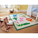 Tapis enfant bleu Esprit Home ZOO