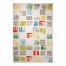 Tapis CUADROS Blanc - Esprit Home