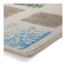 Tapis CUADROS Blanc - Esprit Home