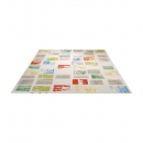 Tapis CUADROS Blanc - Esprit Home