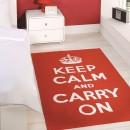 Tapis moderne rouge Carry On Flair Rugs