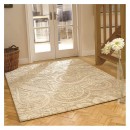 Tapis fait main beige Mendhi Flair Rugs