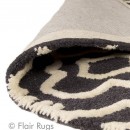 Tapis laine fait main anthracite Morocoo Flair Rugs