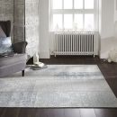 Tapis gris Patchwork Chenille Flair Rugs