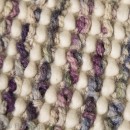 Tapis laine tissé main violet Maya Flair Rugs