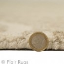 Tapis fait main beige Mendhi Flair Rugs