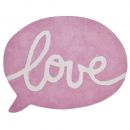 Tapis enfant BULLE LOVE rose Lilipinso