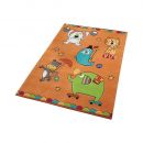 Tapis enfant Little Artists Smart Kids orange