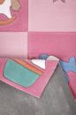 Tapis enfant Smart Kids tufté main Newborn rose