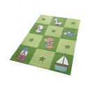 Tapis enfant vert Newborn Smart Kids tufté main