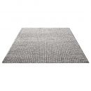 Tapis moderne STONE gris taupe et blanc Down To Earth