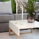 Tapis moderne Flip blanc et beige Sofie Sjöström