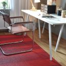 Tapis de couloir rouge zébré SOFIE SJOSTROM DESIGN ARE