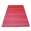 Tapis de couloir rouge zébré SOFIE SJOSTROM DESIGN ARE
