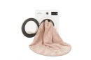 Tapis Lavable Rond ABC Vintage Nude Rose -Naturel