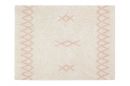 Tapis Lavable Atlas Naturel Vintage S - Rose