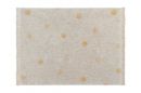 Tapis lavable Hippy Dots Naturel S - Miel