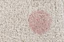 Tapis lavable Hippy Dots Naturel S - Vintage Rose