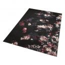 Tapis noir moderne Nocturnal Flowers Esprit Home