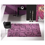 Tapis FEDORA Violet - Carving