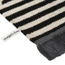 Tapis Carpets & CO. moderne IRREGULAR FIELDS noir et blanc