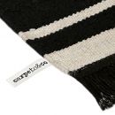 Tapis Carpets & CO. moderne SKID MARKS noir et blanc