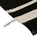 Tapis moderne noir et blanc SKID MARKS Carpets & CO.