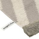 Tapis taupe et blanc moderne EDGY CORNERS Carpets & CO.
