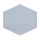Tapis Enfant Hexagone bleu 120x108 Lilipinso
