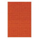 Tapis moderne orange Jules Wabbes Angelo