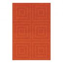 Tapis moderne Jules Wabbes orange Angelo