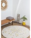 Tapis enfant Rond Nova Jaune - ART FOR KIDS