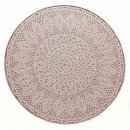 Tapis rond Crochet Rose - Art For Kids