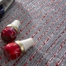 Tapis Mirage Gris et Rouge Home Spirit