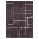 Tapis en laine gris foncé BALI noué main Angelo