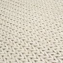 Tapis HIGHLAND Laine Blanc - Angelo