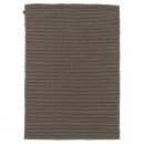 Tapis HIGHLAND Angelo marron en laine tissé main