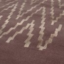 Tapis laine et viscose PARIS IKAT marron Angelo