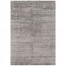 Tapis noué main en soie de bambou SILKY Angelo gris