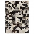 Tapis patchwork cuir STARLESS motif vache Angelo