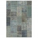 Tapis Up-Cycle Bleu - Angelo