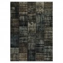 Tapis Up-Cycle Noir - Angelo