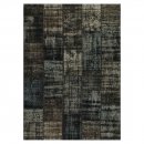 Tapis de couloir Up-Cycle noir Angelo