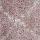 Tapis enfant Nomad rose Art For Kids à poils longs
