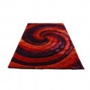 Tapis 3D CYCLONE Rouge Carving