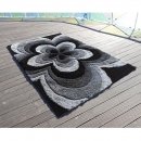 Tapis 3D ROSE Gris - Carving