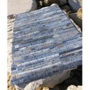 Tapis En Jean BELT Bleu - Carving