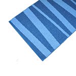 Tapis de couloir zébré bleu ARESOFIE SJOSTROM DESIGN