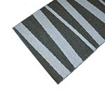 Tapis de couloir SOFIE SJOSTROM DESIGN ARE gris et noir