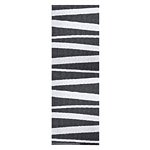 Tapis de couloir rayé noir et blanc SOFIE SJOSTROM DESIGN ARE